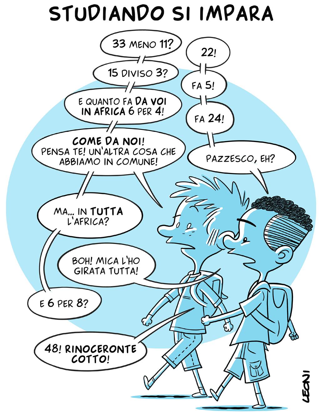 Leoni vignetta Prisma Magazine